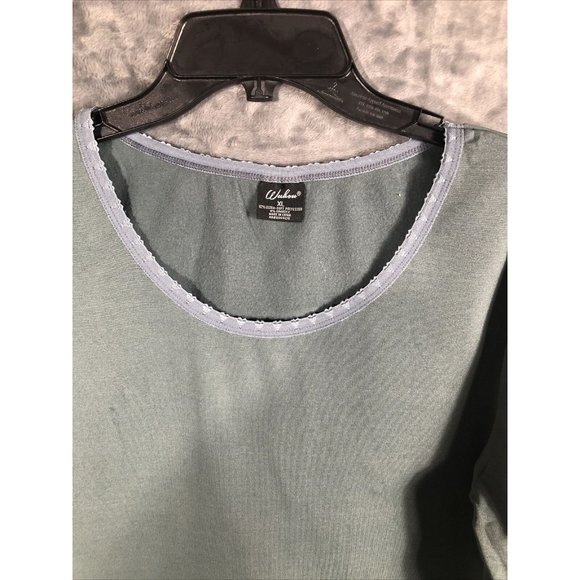 Wuboru Shirt Women’s Green Pull Over Long Sleeve Adult Size Extra Large - Picture 3 of 8